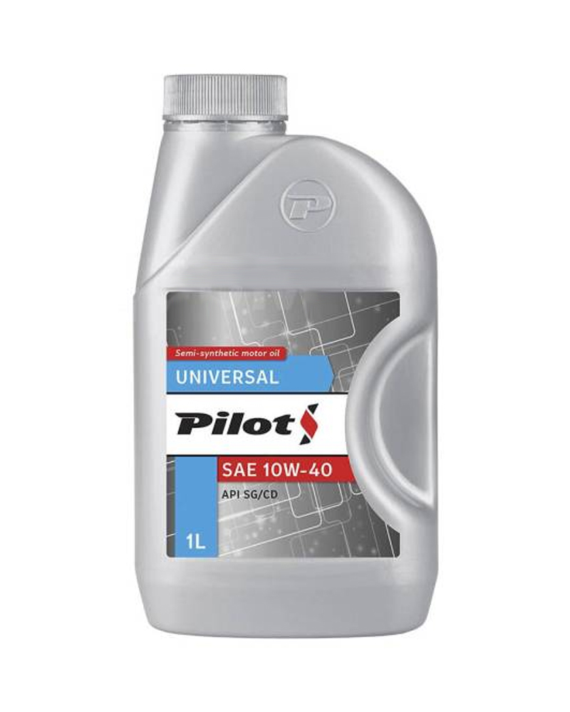 PILOTS Масло мотороное п/с SAE 10W-40 API SG/CD  1л  1/8шт