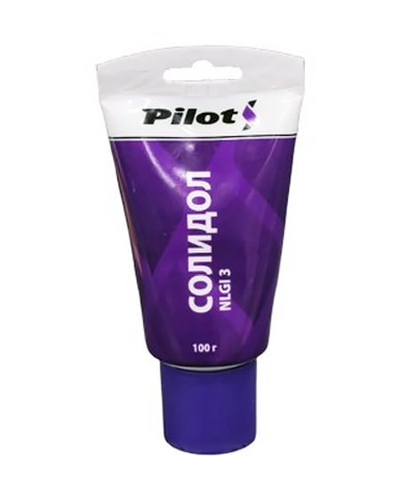 PILOTS Смазка Солидол жировой  100г (в тубе)  1/15шт