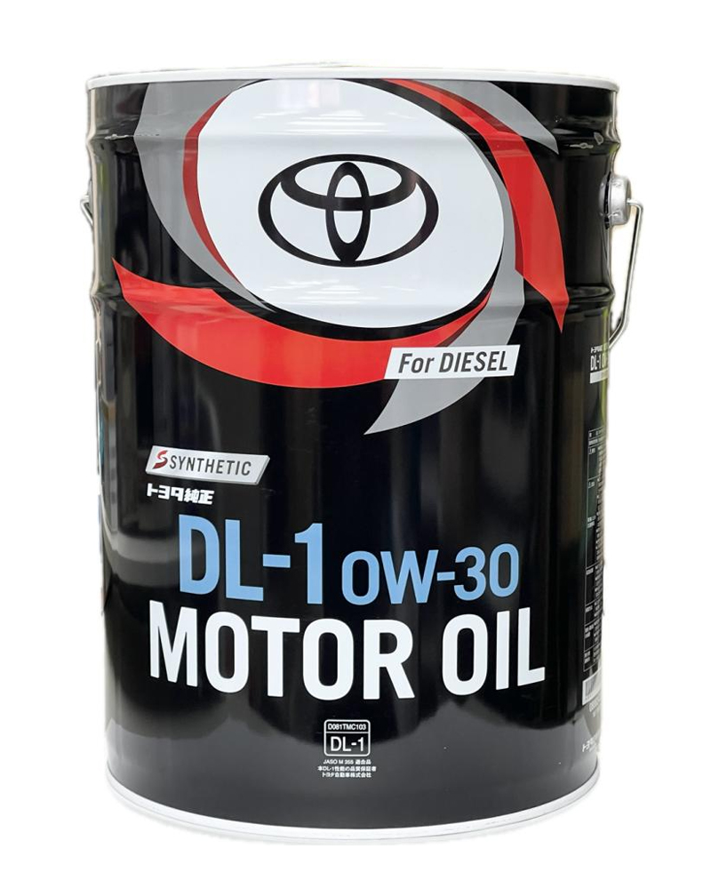 20л TOYOTA Motor oil Diesell DL-1 0W-30  Япония 