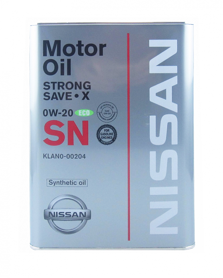 4л NISSAN Motor oill STRONG SAVE X SP 0W-20  #1