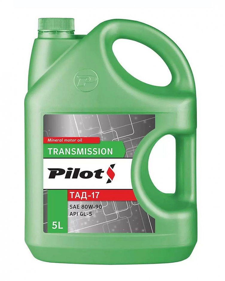 PILOTS Масло трансмиссионное ТАД-17 (ТМ-5-18)  SAE 80W-90 API GL-5  5л  1/4шт #1