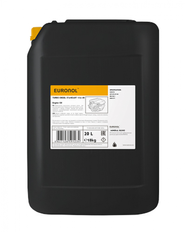 Моторное масло EURONOL AGROSTANDART STOU 10w-40 20л #1
